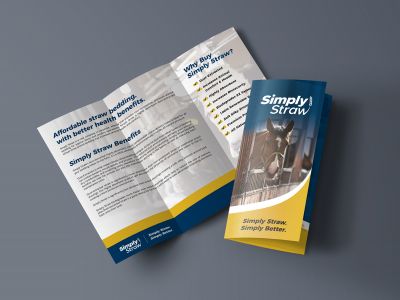 Simply Straw Trifold Brochure